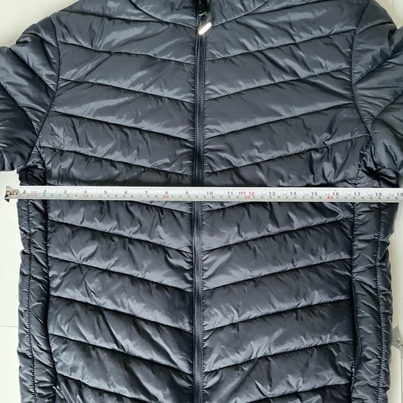 J.STYLE puff light jacket with hood navy size M - Picture 6 of 11